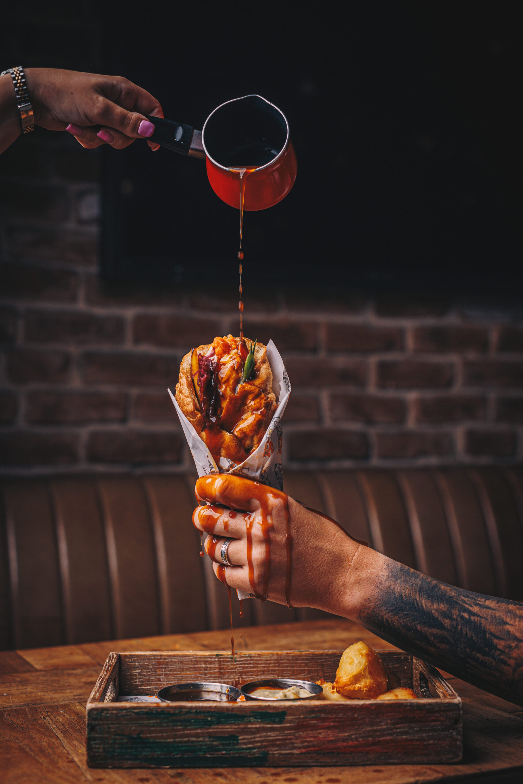 Food at Sunday Roast in Lock Stock & Barrel Barsha Heights